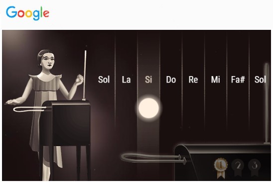 Theremino Theremin el Doodle de Google