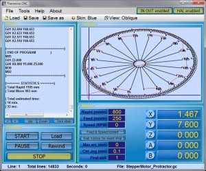 Theremini System - Protractor GCode for stepper motors