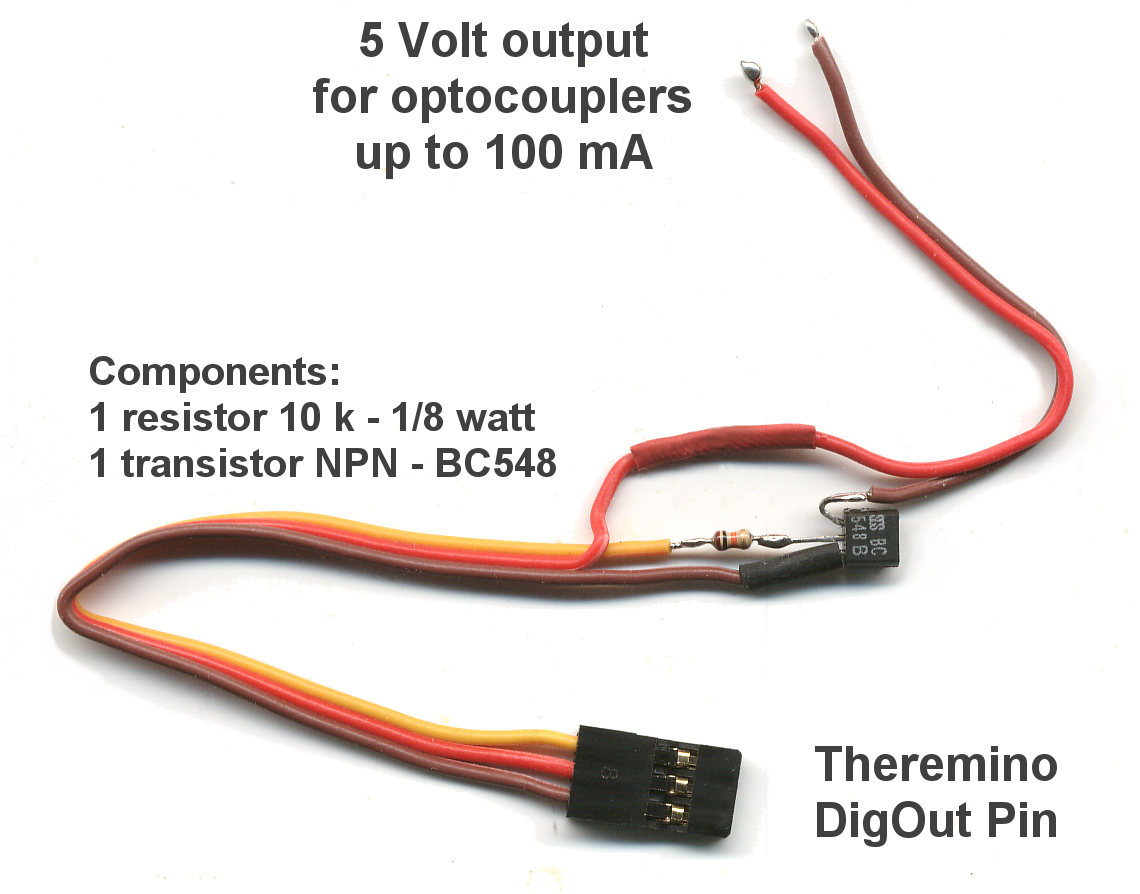 Theremino - Adapter for opto-couplers