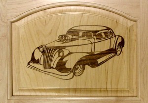 Theremino CNC - Wood Engraving