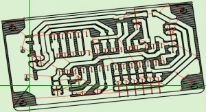 PCB with Theremino CNC