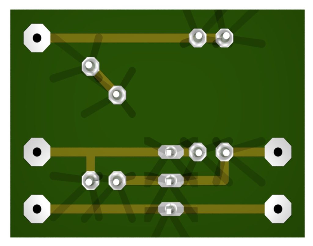 AdapterPiezo ThruHole 3 डी नीचे