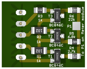 Interruptor del medidor de batería Tablero SMD