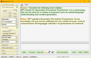 Theremino_GPT application